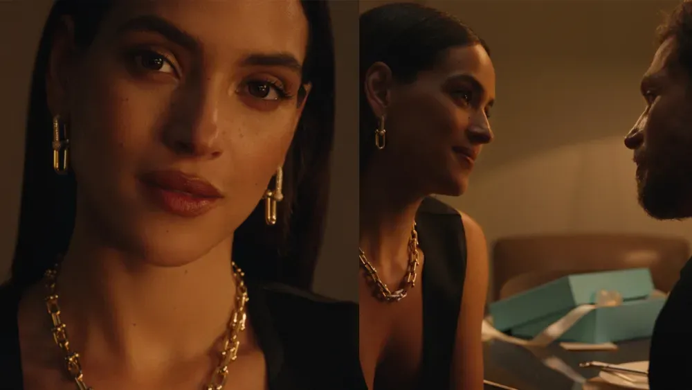 Tiffany & Co. и Адрия Архона в кампании ко Дню святого Валентина