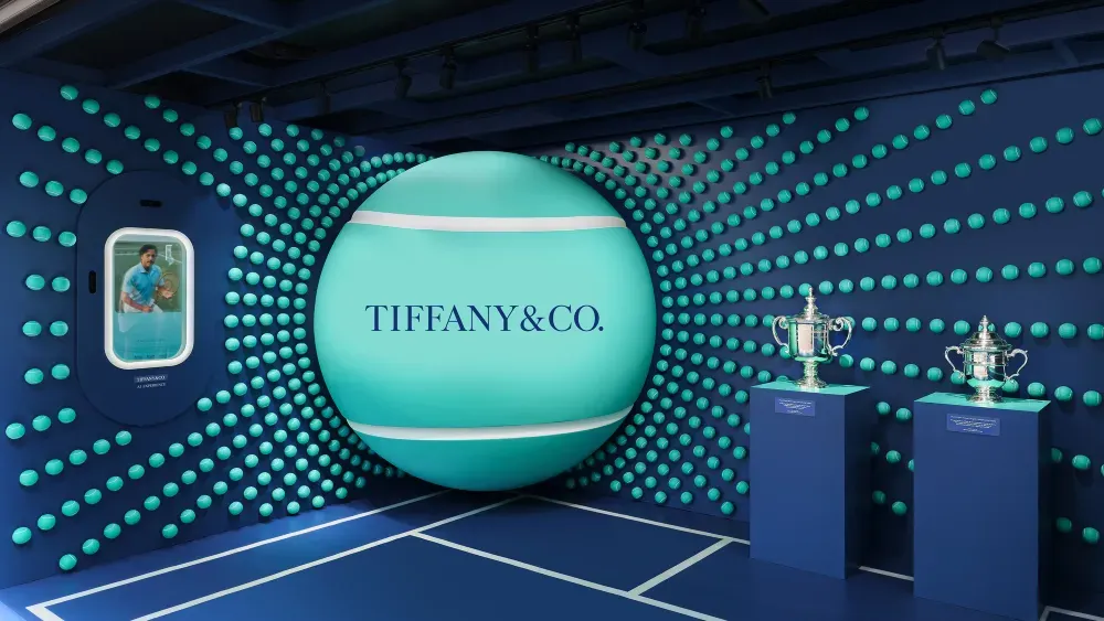 Tiffany & Co представляет поп-ап на US Open 2025 с AI