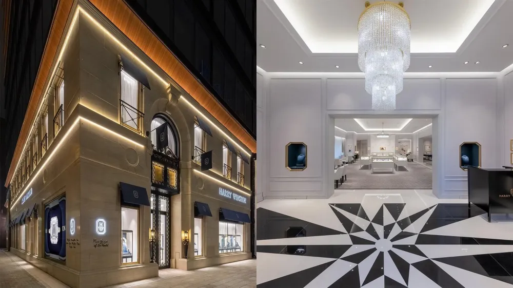 Новый флагманский бутик Harry Winston в Токио: открытие в Гиндзе